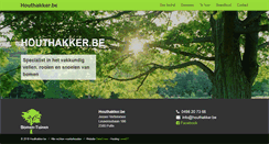 Desktop Screenshot of houthakker.be